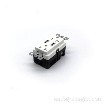 125V 20A Duplex USB USB GFCI Tamper Resistente receptáculos